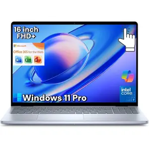 Dell Inspiron 16 Laptop Computer - 16" FHD+ Touchscreen, Intel 10-Core 7 150U(Beats i7-1355U), Backlit Copilot Key Keyboard, Windows 11 Pro, Ice Blue | 16/32/64GB DDR5 + 1/2/4TB SSD