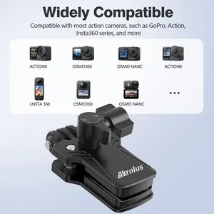 Motorcycle Windshield Sports Camera Mount Bracket, Compatible with Dji Osmo Action 4/5/6/nano, Insta360 X4/ace Pro
