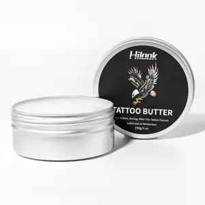 Hilook Tattoo Aftercare Butter Balm 150g for Before During After Tattoo Process Intense Moisturizing Color Protection Healing Relief Anti-Dandruff