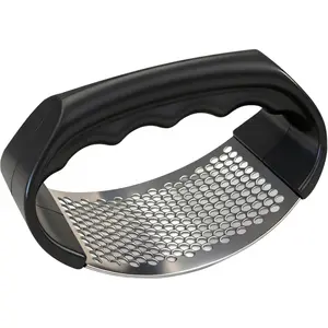 Garlic press rocker, Stainless Steel Garlic Crusher – Effortless Mincing, Rust-Resistant Kitchen Gadget