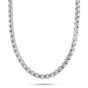2.5mm Round Box Chain in Sterling Silver