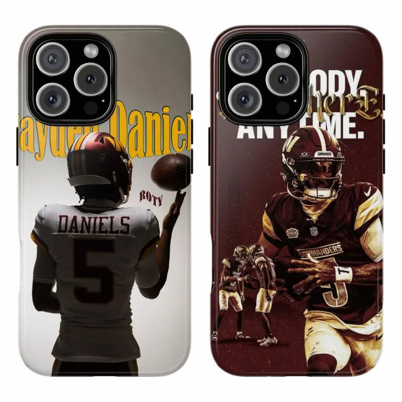 Jayden Daniels Phone Case Impact Resistant Protective Phone Case Protection, Shockproof For IPhone 17-12, Pro Max, Pro Plus, and Samsung S25 24 23 Safety Case