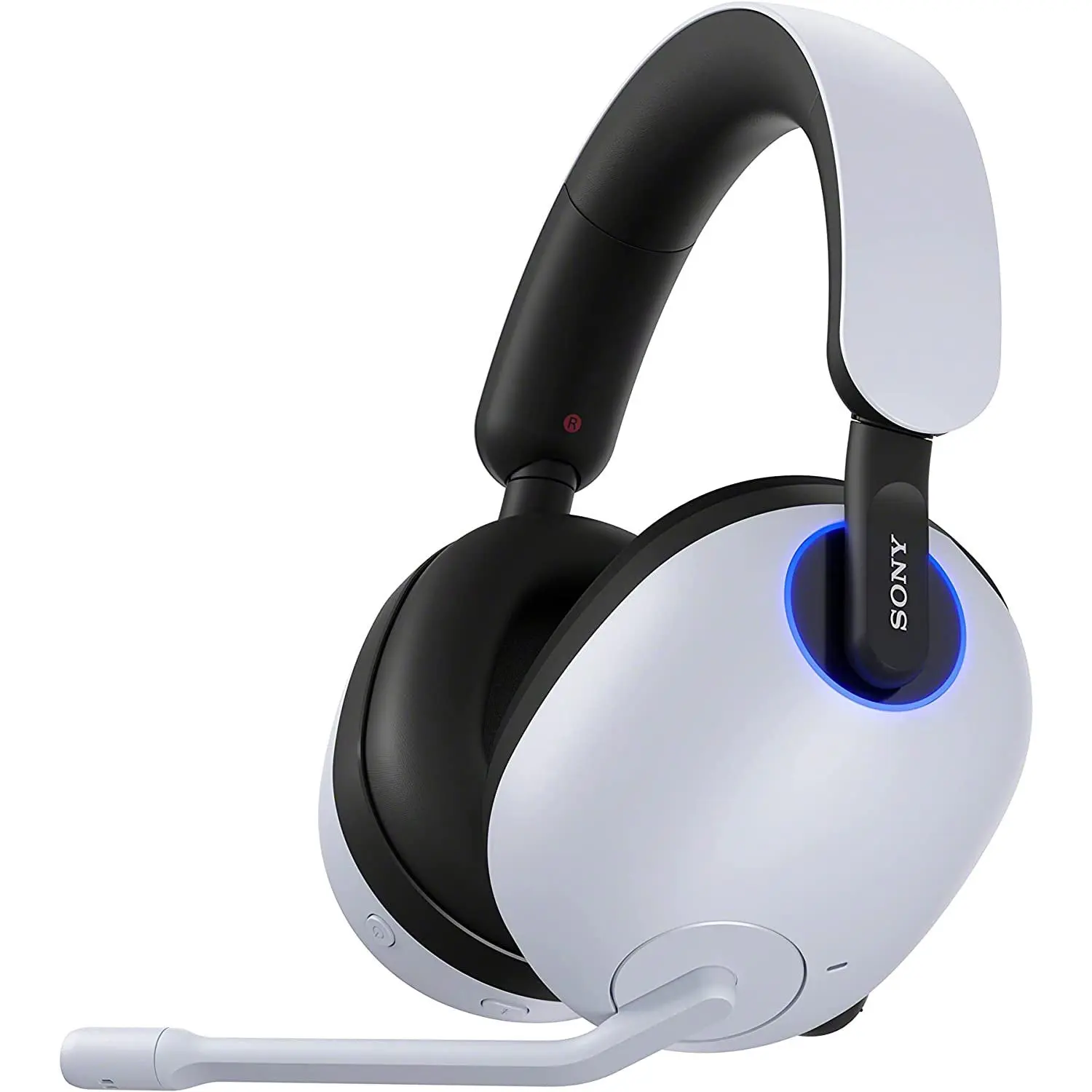 Sony INZONE H9 Wireless Noise Cancelling Gaming Headset with Audio Controls, Button Adjustments, Port Access, Charging Function, Phone Compatibility - White WHG900N/W