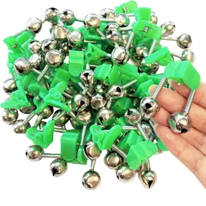 50pcs Fishing Bells, Dual Alert Fishing Bells for Rods, Clip on Design for Night & Ice Fishing, Essential Gear for Anglers, Fishing Equipment