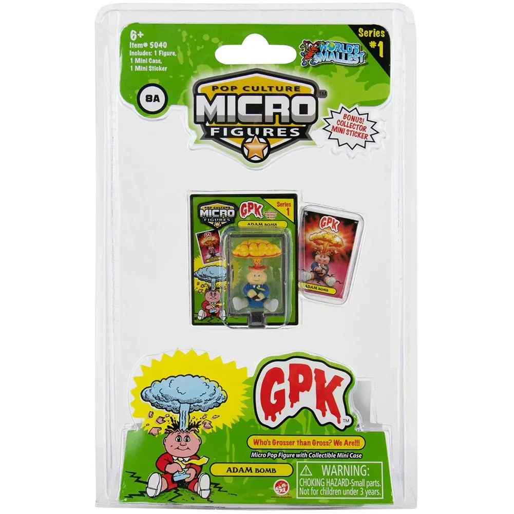 World's Smallest (GPK) Garbage Pail Kids (Adam Bomb)
