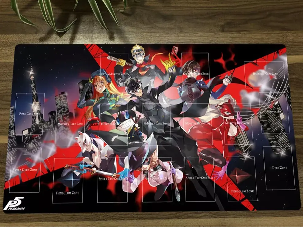 Persona 5 Yugioh Playmat Anime CCG TCG Mat Trading Card Game Mat With Zones - TikTok Shop Persona 5 Yugioh Playmat Anime CCG TCG Mat Trading Card Game Mat With Zones - TikTok Shop
