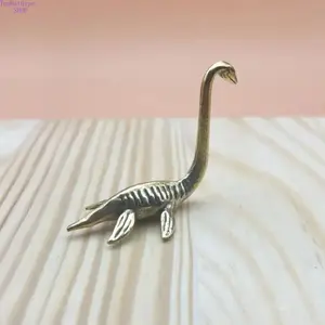 Vintage Loch Ness Monster Desktop Decoration, Antique Brass Statue, Non-Electric Mythical Creature Figurine, Home Office Gift, Decorative, Decorative Sculptures