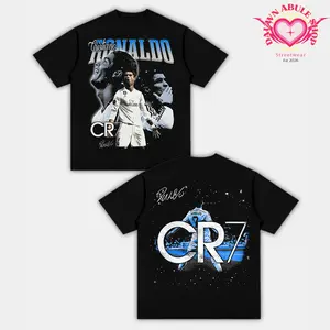 Adult and Youth Cristiano Ronaldo 'CR7' Graphic T-Shirt, summer tee, vintage y2k, graphic tees, mens clothing, youth boys clothing, kids clothing, streetwear, gift for fan