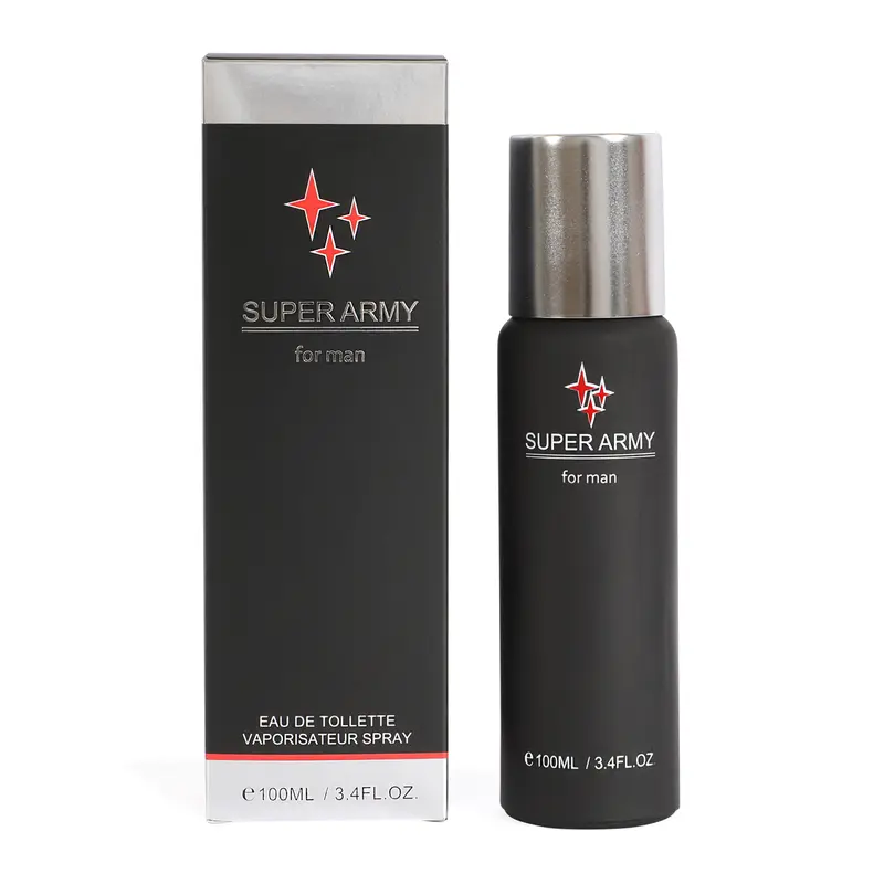 Super Army for Man Eau de Toilette Spray Cologne for Men 100ml/3.4fl.oz. - Fragrance for Men