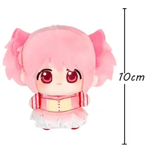 10cm PMMM Anime Kaname Madoka Akemi Homura Plush Doll Soft Stuffed Plushies Cartoon Figure Collection Cosplay Gift For Fans