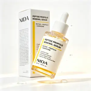 NIDA Peptide Propolis Renewal Serum - Daily Anti-Aging Face Serum to Visibly Reduce Fine Lines & Wrinkles. Plumps & Hydrates for Radiant, Youthful-Looking Skin. Lightweight for Sensitive Skin.