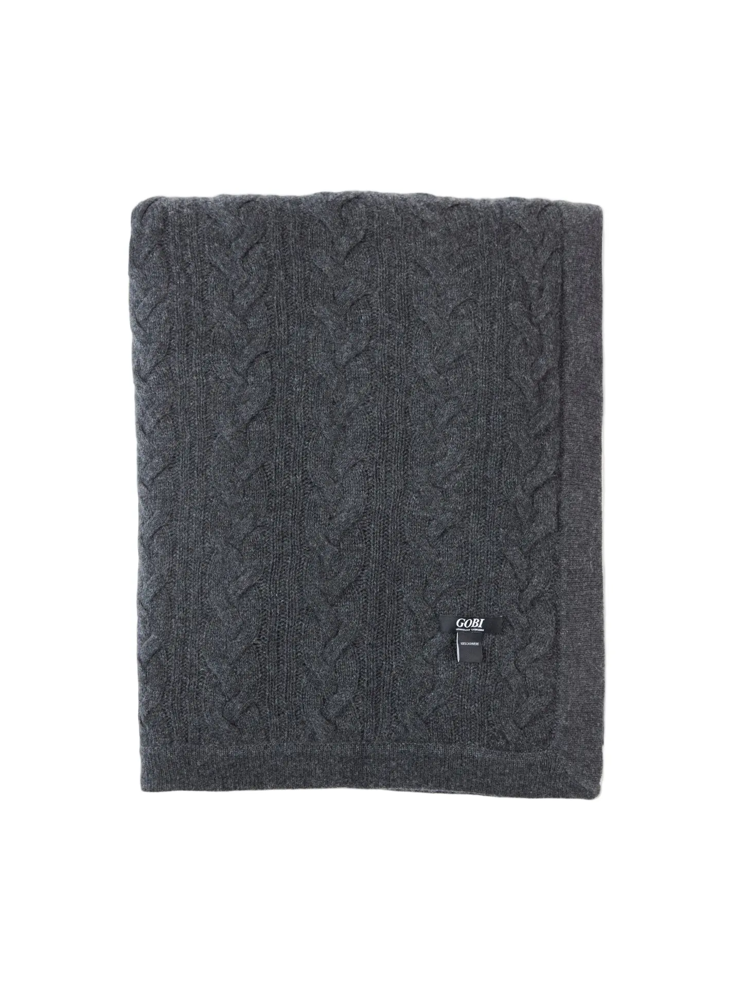 Cable Knit Cashmere Blanket