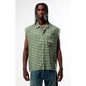 Pacsun Men's Joe Flannel Cutoff Shirt