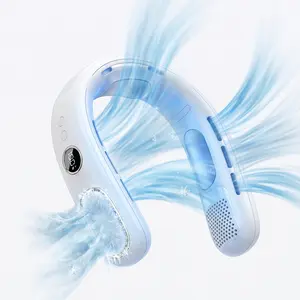 mist,Semiconductor-Cooled Neck Fan, USB-Rechargeable, Blade-Less Air Conditioner Fan, Portable Outdoor Neck Fan,handheld,high-speed,turbo,,strong,wind,low,noise,powerful,,multifunctional,cordless,,ventilador,,clip,hum,personal,camping,handheld ,,v,violent