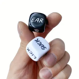 Sm Fun Positioning Toy Set, 16mm Dice Pair, Seductive Game Accessories, Ideal for Couples, Enhance Your Intimate Moments, Polyhedral Dice Set