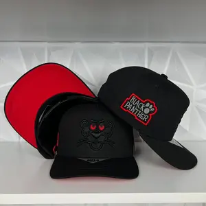 Black panter SnapBack hat-Black