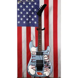 Fender Tom Morello "Arm The Homeless" Signature Stratocaster - Ice Blue Metallic