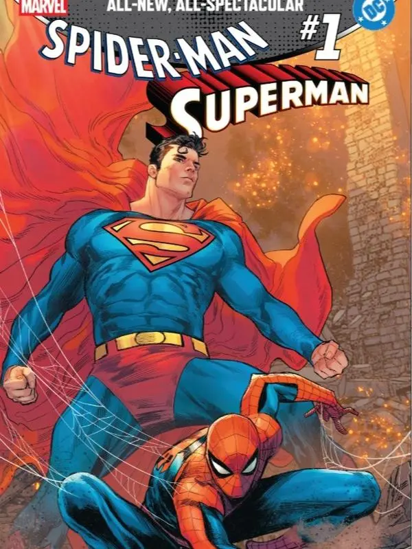 MARVEL/DC: SPIDER-MAN/SUPERMAN #1 TRADE DRESS EXCLUSIVE MARCO CHECCETTO