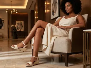 Moleca Brazilian Comfort Wedge Sandals