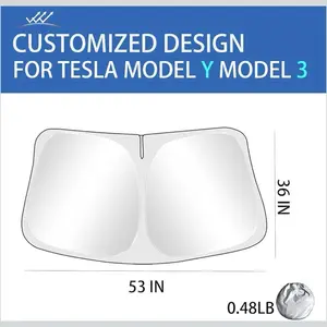 Sunshade Tesla model Y, model 3