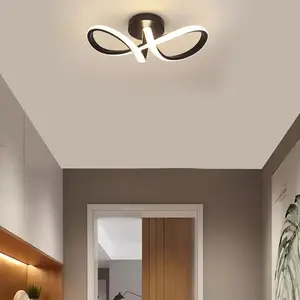 2pcs Modern LED Ceiling Light Fixture, Adjustable Three-Color Lighting, Ideal for Living Room Dining Table Indoor Decor
