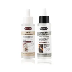 Black Rice or Rice Exfoliation Serum - Serums for Brightening, Exfoliating, and Moisturizing - Suitable for All Skin Types