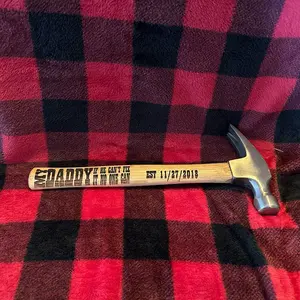 Customized fathers day hammer from your special kids Hanging Decoration Hangable Gift