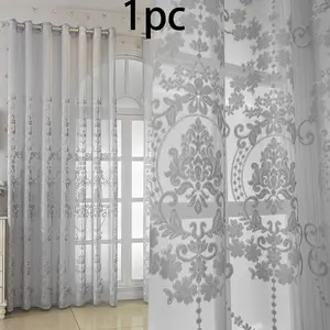 Geometric Pattern Curtain, 1 Panel Modern Simple Window Curtain, Home Decorative Curtain for Living Room, Balcony, Bedroom, Restaurant