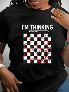100% Cotton I'm Thinking Chess Apparel - Funny Chess T-Shirt