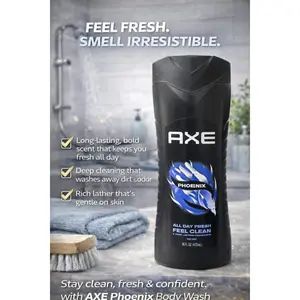 Axe Phoenix -12 Hour Refreshing Scent, Mens Bodywash 16 fl/oz