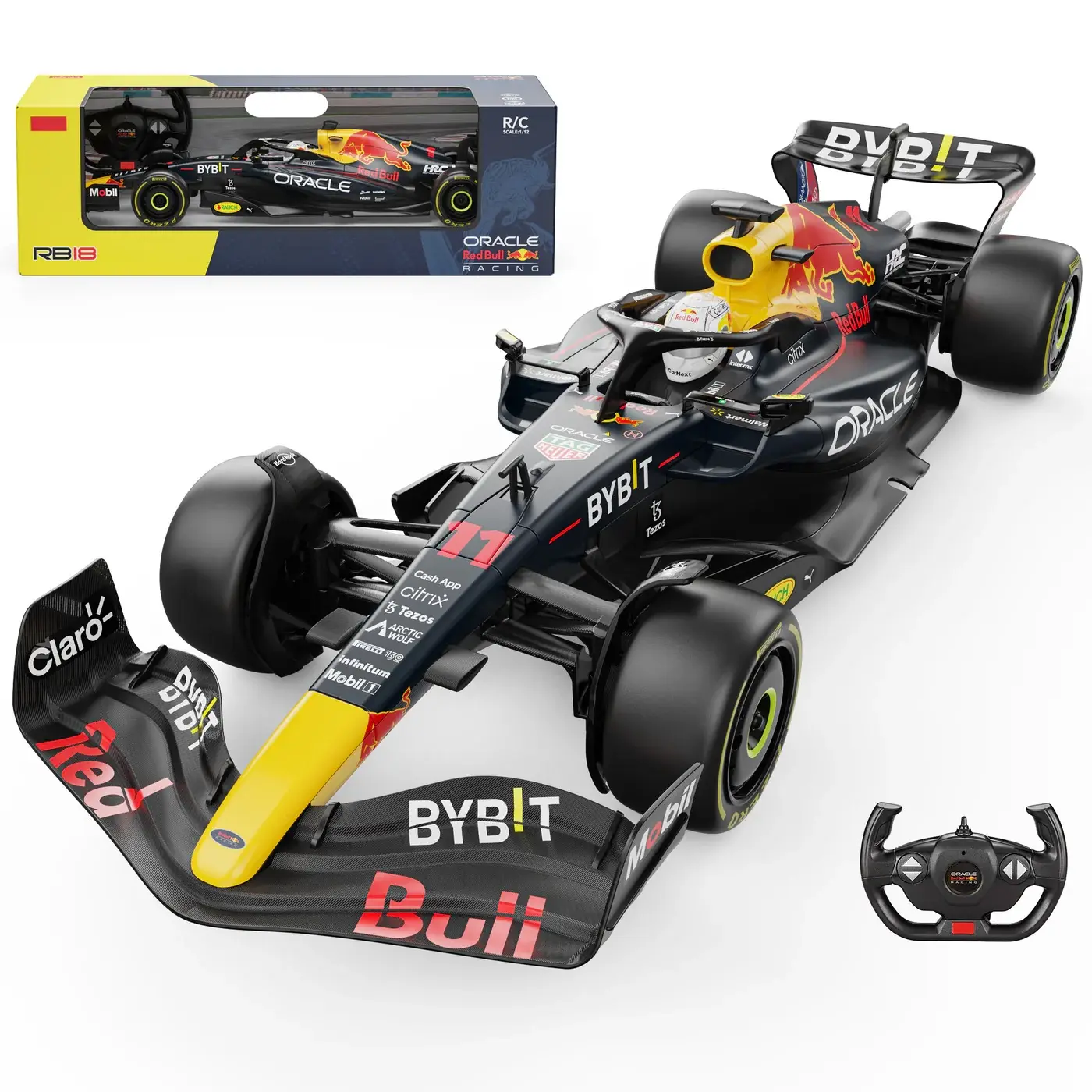 Formula Racing LBL8 1:12 Remote Control Car - Collection RC car Series for Kids and Adults - 2.4GHz RC Car for Gift(1:12 Rb18(NO.1))