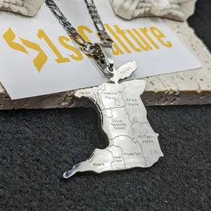 Trinidad and Tobago Necklace, Jewelry, Bracelet, Pendant, Earrings