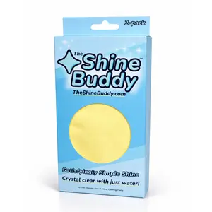 The Shine Buddy - Microfiber Cleaning Cloth for Windows/Mirrors/Glass
