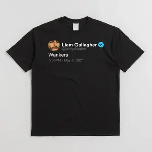 Liam Gallagher Oasis Reunion Tour T-Shirt – Viral Meme Graphic Tee, Funny Unisex Top, Trending Fan Gift, Menswear Athletic Shirt