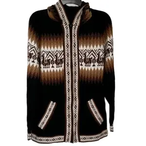 Sueter peruano Unisex. Size L/Xl Cotton Casual Long Sleeve Menswear Tops