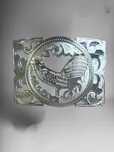 Rooster Western Cowboy Style Belt Buckle Hebilla Vaquero Gallo