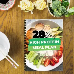 28Day High Protein Diet Plan, Weight Loss & Muscle Building Nutrition Guide, Easy-To-Follow Meal Plan for Optimal Health Benefits, Meal Planner