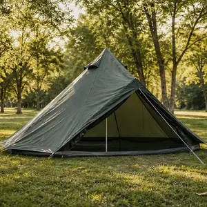 ARCH 13.1ft Oxford Bell Tent - 4-8 Person Mosquito-Resistant Dome Yurt, 4-Season Waterproof Polyester Glamping Shelter with Stove Jack for Family Camping, Winter Hunting, Mosquito-Resistant Dome Tents