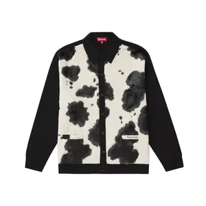 Supreme Cow Print Cardigan Black (men) by StockX