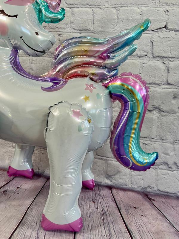Unicorn Standing Balloon – Jumbo Foil Party Decor