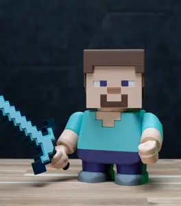 Minechunk Steve - Chunkables Action Figure