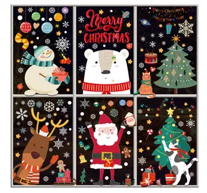 200PCS Christmas Window Clings, Christmas Decorations Indoor, Xmas Decor Clearance, Stickers Decals for Kids