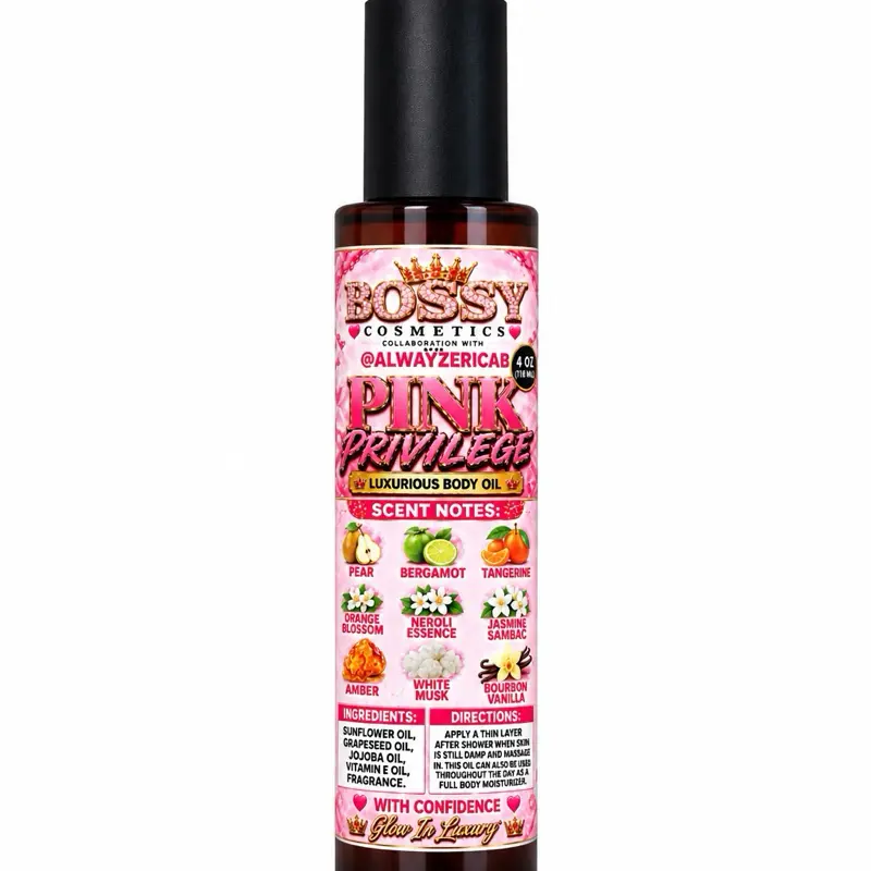 Luxury Glow Body Oils 4oz Moisturizing And Hydrating. (Choose Your Scent)