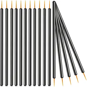 100 Pack Eyeliner Brush, Disposable Ultra-fine Point Eyeliner Applicator Cosmetic Eye Wands Eye Liner Makeup Tool
