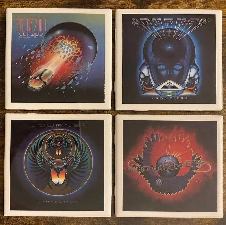 Journey Classic Album Ceramic Coasters - Set Of 4