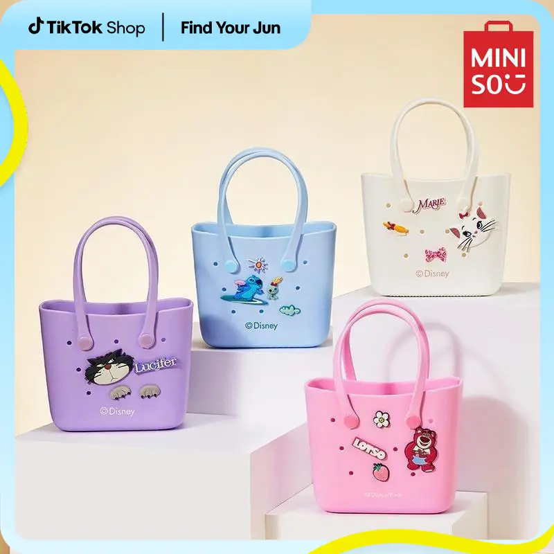 2025 SpecialDisney Mini Lunch Bag for Women Girls Durable CrocsInspired Tote Small Size with Handle Cute Bento Bag for School Work Lunchb