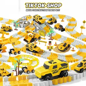 Kids Construction Race Track Toys Set 276 PCS Cars Trucks & Excavator for Creative Play Kids Construction Race Track Toys Set 276 PCS Cars Trucks & Excavator for Creative Play