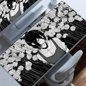 Chainsaw Man Anime XXL Anti-Scratch Mouse Pad, Reze & Makima Gaming Desk Mat with Smooth Rubber Surface, Anti-Slip Base, Extended Keyboard Mousepad for PC, Ideal Gift, Anti-Scratch Mouse Pads