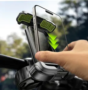 Bike Smartphone Holder - Silicone Grip, Easy Installation, Shockproof, Fits 4.7-6.8 in Phones, Compatible with Bicycles, eBikes