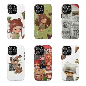 Hirono Phone Case, New Figures Green Themed